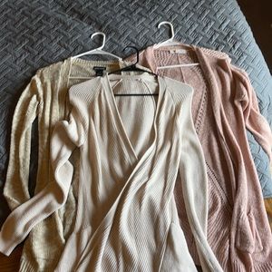 Cardigan lot-long-size S